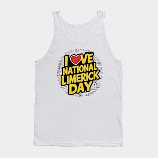 I Love National Limerick Day Tank Top